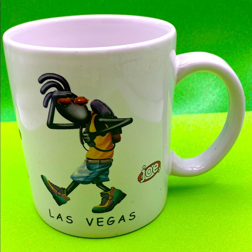 Cool Hiking Las Vegas Quirky And Fun Cartoon Design Coffee Mug